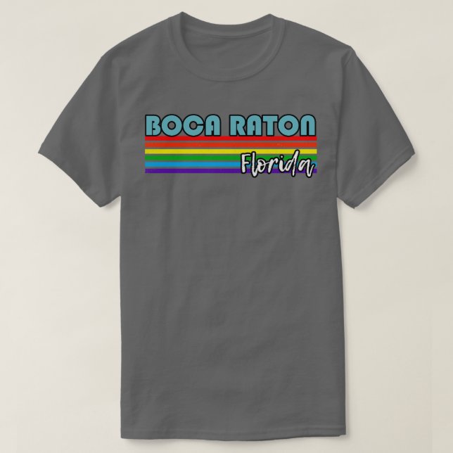 Camiseta Boca Raton en Florida Orgullo Boca Raton regalo LG (Diseño del anverso)