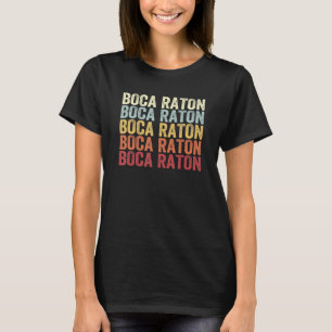 Camiseta Boca Raton Florida Boca Raton FL Retro Vintage Tex