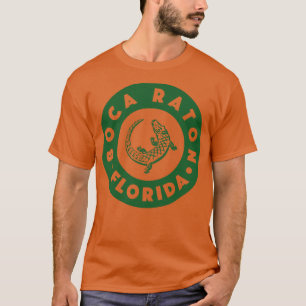 Camiseta Boca Raton Florida Círculo Verde