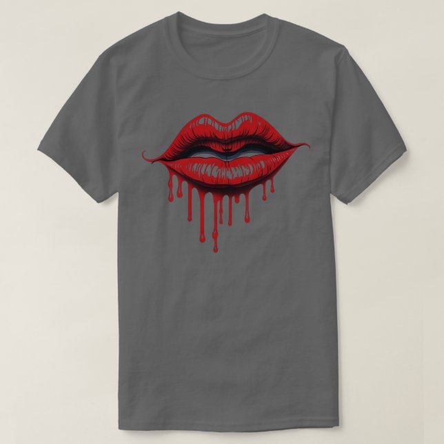 Camiseta boca roja (Diseño del anverso)