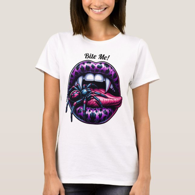 Camiseta Boca sexy de vampiro (Anverso)