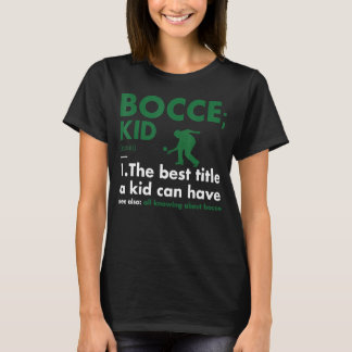 Camiseta Bocada de definición de niño deportivo