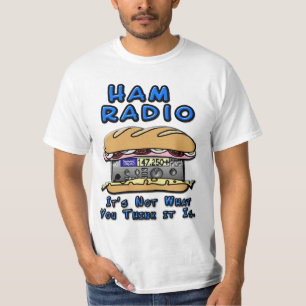 Camiseta Bocadillo del equipo de radio-aficionado
