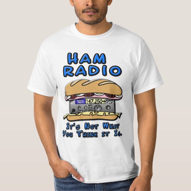 Camiseta Bocadillo del equipo de radio-aficionado (Anverso)