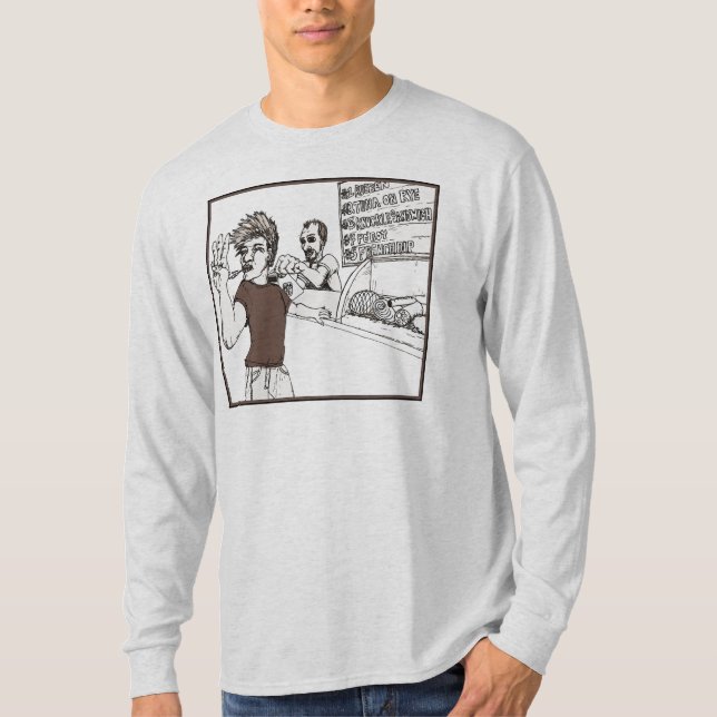 Camiseta bocadillo del nudillo (Anverso)