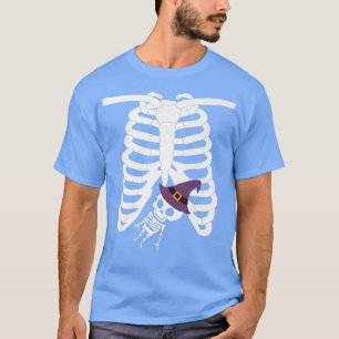 Camiseta Bocadillo preñado de bruja de Halloween