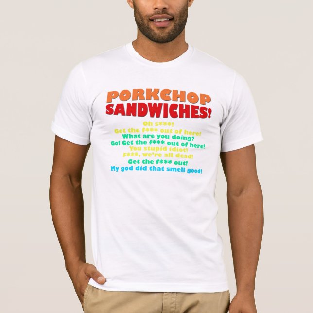 Camiseta ¡Bocadillos de Porkchop! (Anverso)