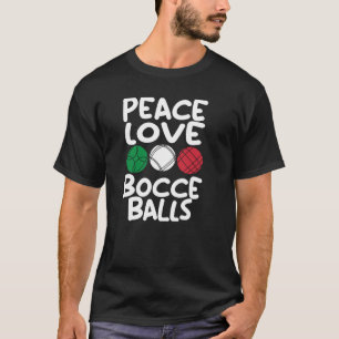 Camiseta Bocca Ball Player Bocce Game Boce de bolera italia