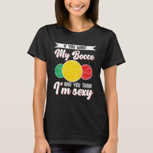Camiseta Bocce Ball Bocce Player 1