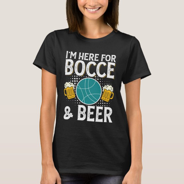 Camiseta Bocce Ball Bocce Player  13 (Anverso)