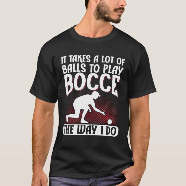 Camiseta Bocce Ball Bocce Player  9 (Anverso)