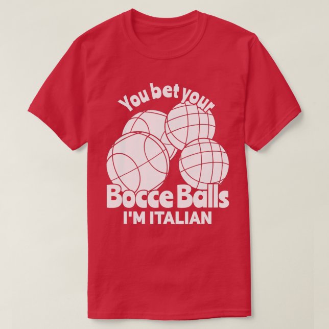 Camiseta Bocce Ball Bocci (Diseño del anverso)