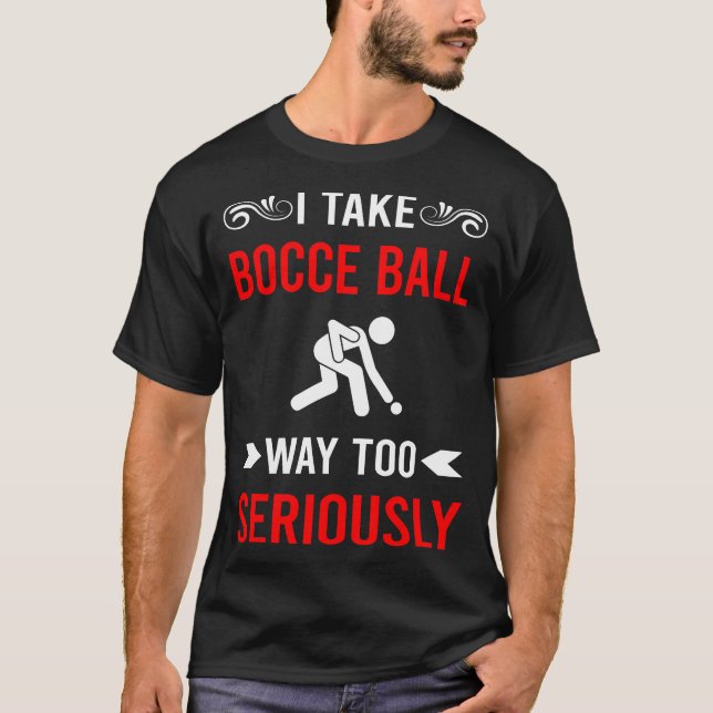 Camiseta Bocce Ball Bocci Boccie serio (Anverso)
