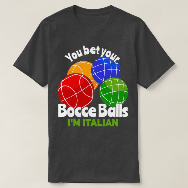 Camiseta Bocce Ball Bocci T (Diseño del anverso)