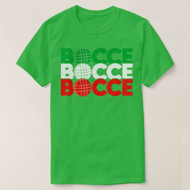 Camiseta Bocce Ball Game Enthusiast Lawn Bowling Boule Boc (Diseño del anverso)