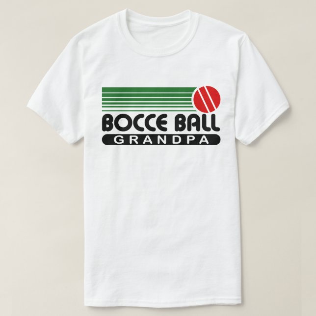 Camiseta Bocce Ball Grandpa (Diseño del anverso)