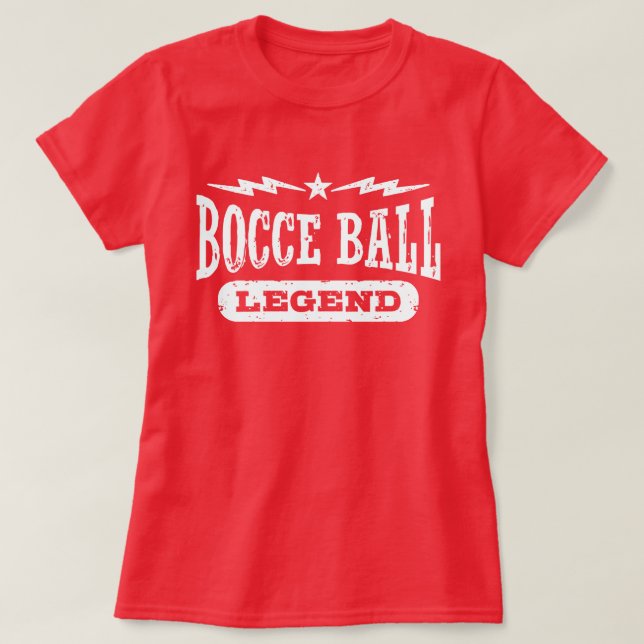 Camiseta Bocce Ball Legend (Diseño del anverso)