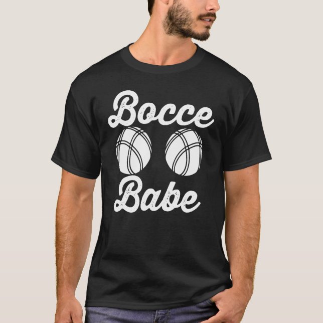 Camiseta Bocce Ball Player Bocce Babe (Anverso)