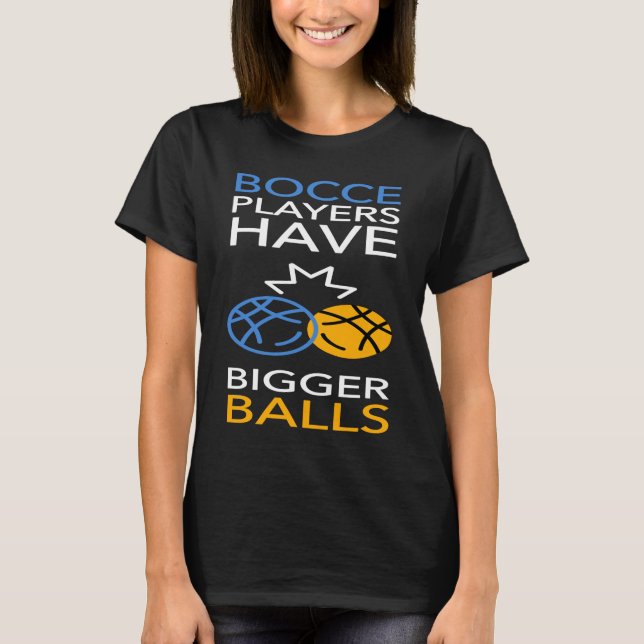 Camiseta Bocce Ball Player Bowling  1 (Anverso)