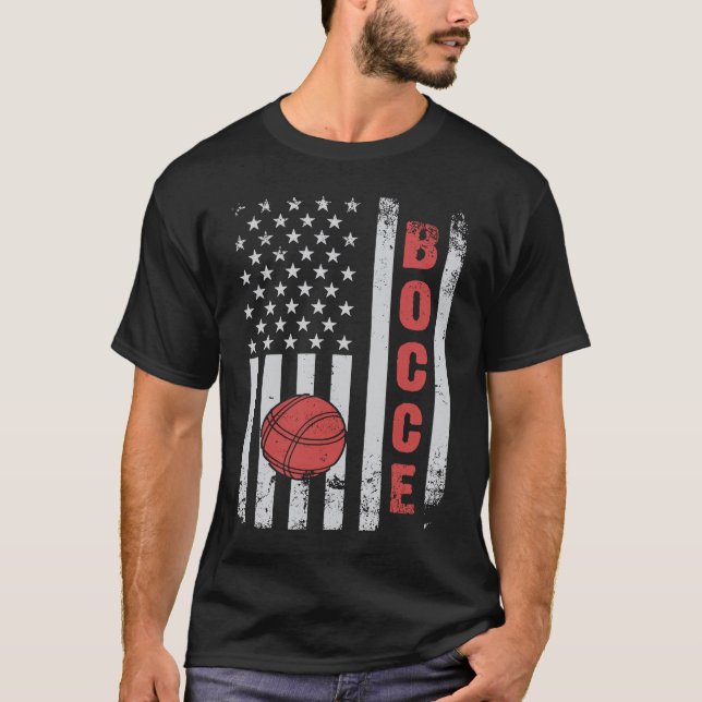 Camiseta Bocce Ball Player for Petanque Game  10 (Anverso)
