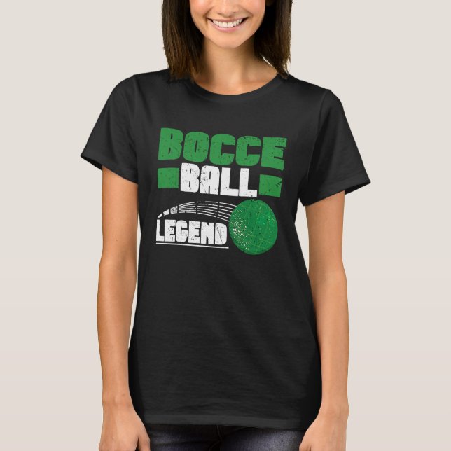 Camiseta Bocce Ball Player para Petanque Game 9 (Anverso)