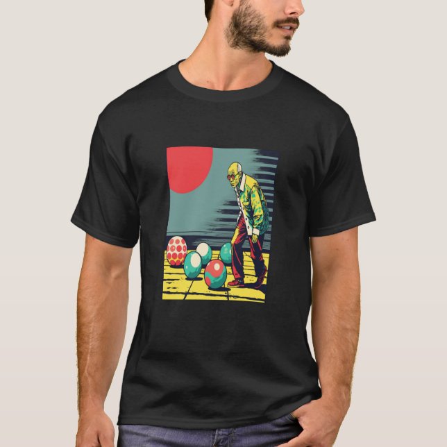 Camiseta Bocce Ball Retirement Appreciation Pop Bocce Ball  (Anverso)