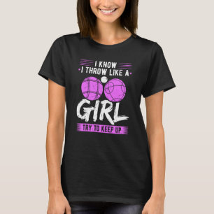 Camiseta Bocce Ball Tira Como Un Jugador De Boccia Chica