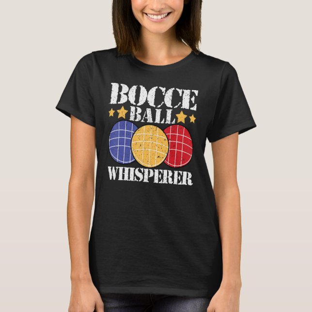 Camiseta Bocce Ball Whisperer Player (Anverso)