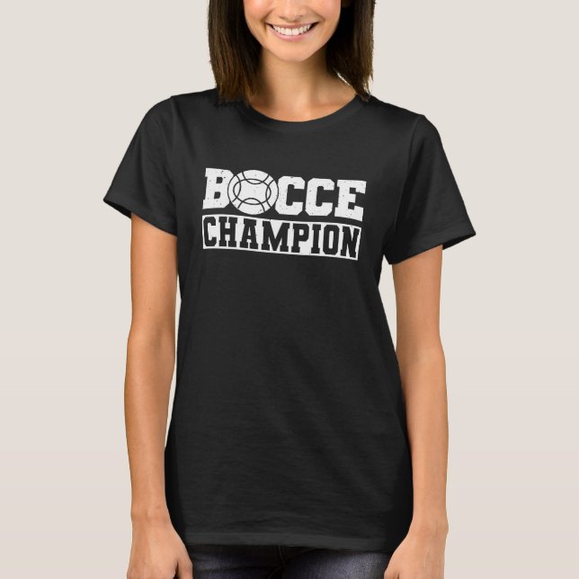 Camiseta Bocce Champion Bocce Ball (Anverso)