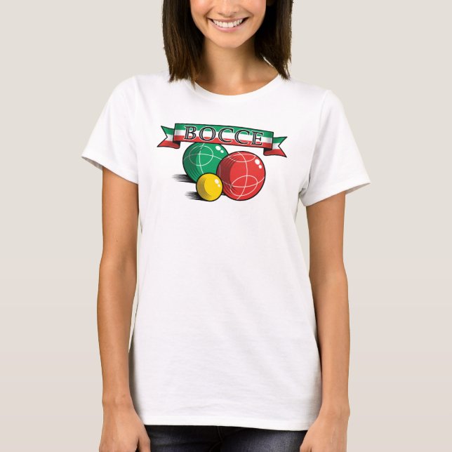 Camiseta Bocce en bandera (Anverso)