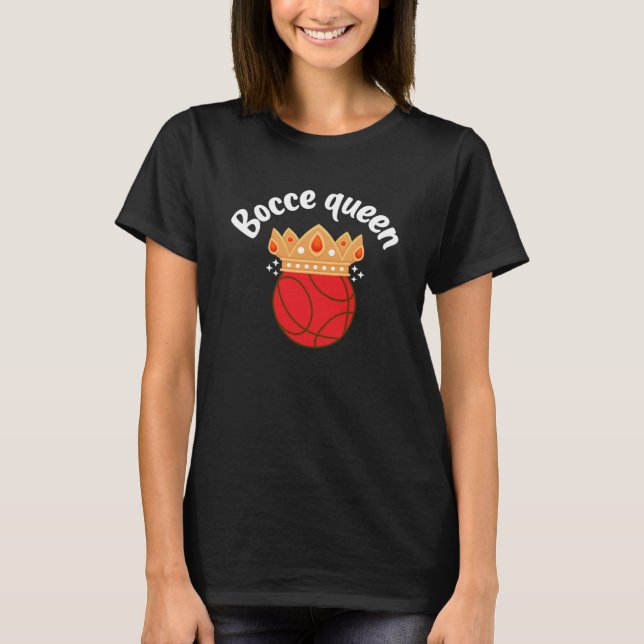 Camiseta Bocce Queen Bocce Ball (Anverso)