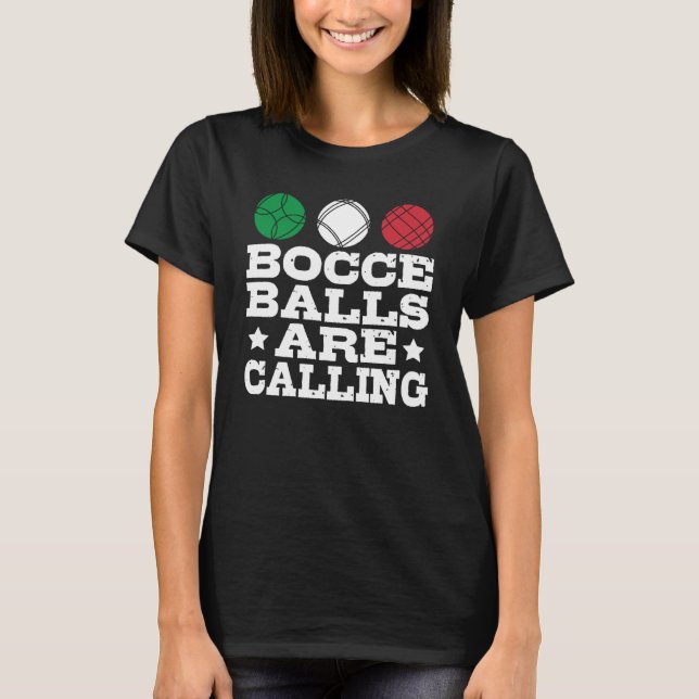 Camiseta Bocce Sport Bocce Jugador de boliche italiano Bocc (Anverso)
