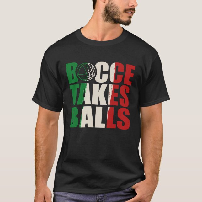 Camiseta Bocce Toma Bolas Bocce Bocci Bocce Player 2 (Anverso)