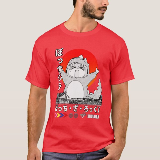 Camiseta Bocchi Kaiju retro (Anverso)