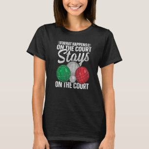 Camiseta Bocci Ball Bocce Para Un Jugador Italiano De Bocce