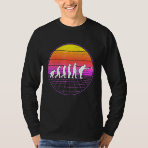 Camiseta Boccia Evolution Vaporwave Boule Petanque Bocc de