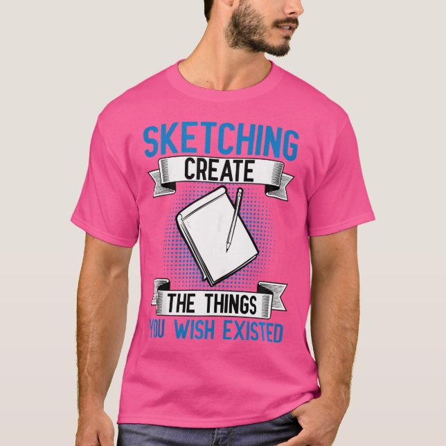 Camiseta Bocetando para ns (Anverso)