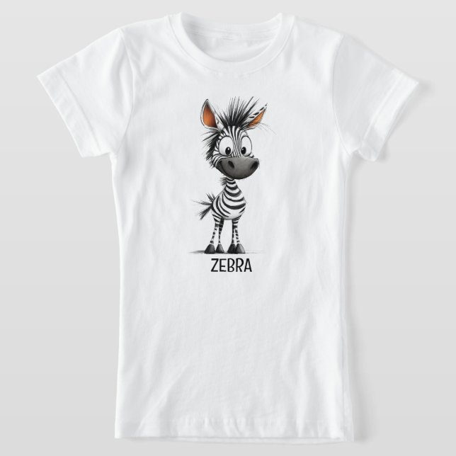 Camiseta Boceto de cebra (Distribución)