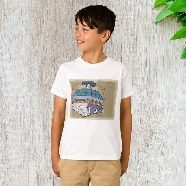 Camiseta Boceto de Estación Espacial (Subido por el creador)