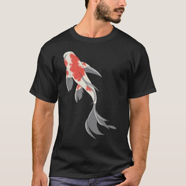Camiseta Boceto de Koi (Anverso)