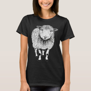 Camiseta Boceto de oveja