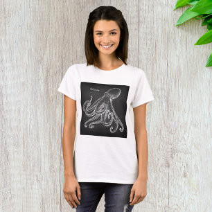 Camiseta Boceto de Pulpo