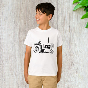 Camiseta Boceto de Tractor