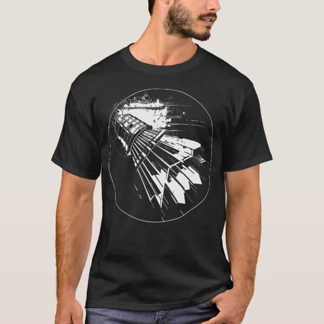 Camiseta Boceto de Volante Featherball (Anverso)