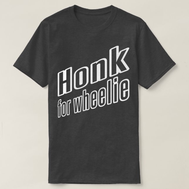 Camiseta bocina para ruedas (Diseño del anverso)