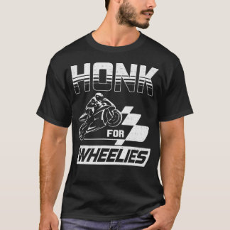 Camiseta Bocina por Rueditas Carreras de Bicicleta Motocicl