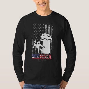 Camiseta Bod Bod Merica La Bandera Estadounidense Fiesta De