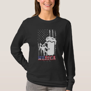 Camiseta Bod Bod Merica La Bandera Estadounidense Fiesta De