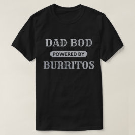 Camiseta Bod De Papá Alimentado Por Burritos Purpurina T-Sh