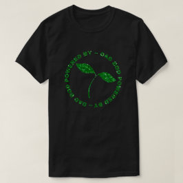 Camiseta Bod De Papá Alimentado Por Plantas Purpurina Camis